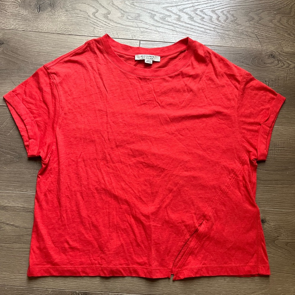 Allsaints Red T-Shirt